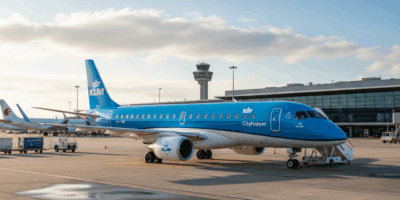 KLM Cityhopper regional aircraft