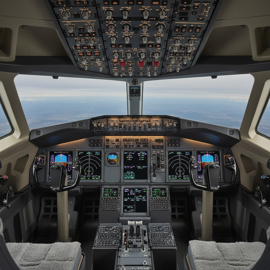 Boeing 777 fly by wire flight