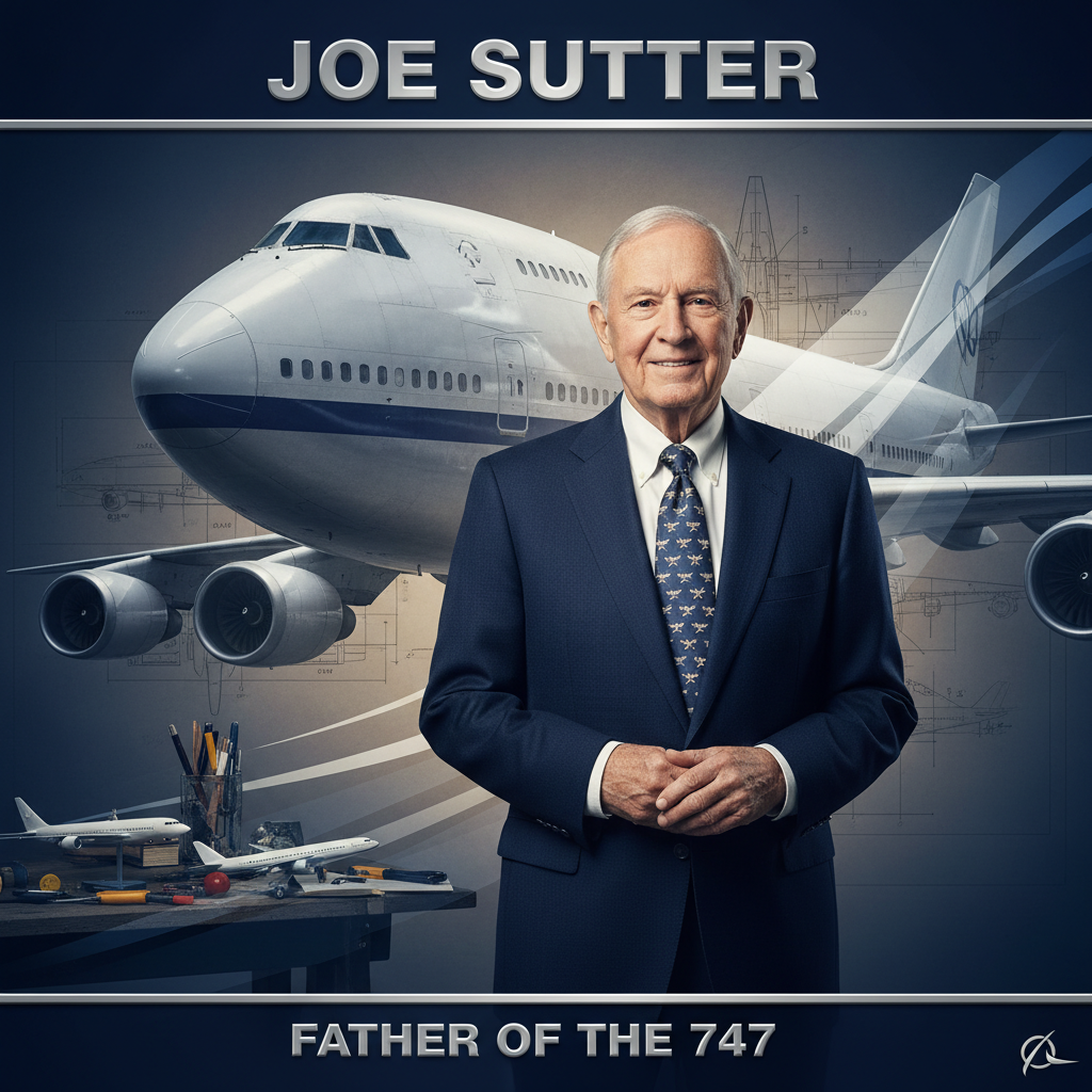 Joe Sutter Boeing 747 father aircraft
