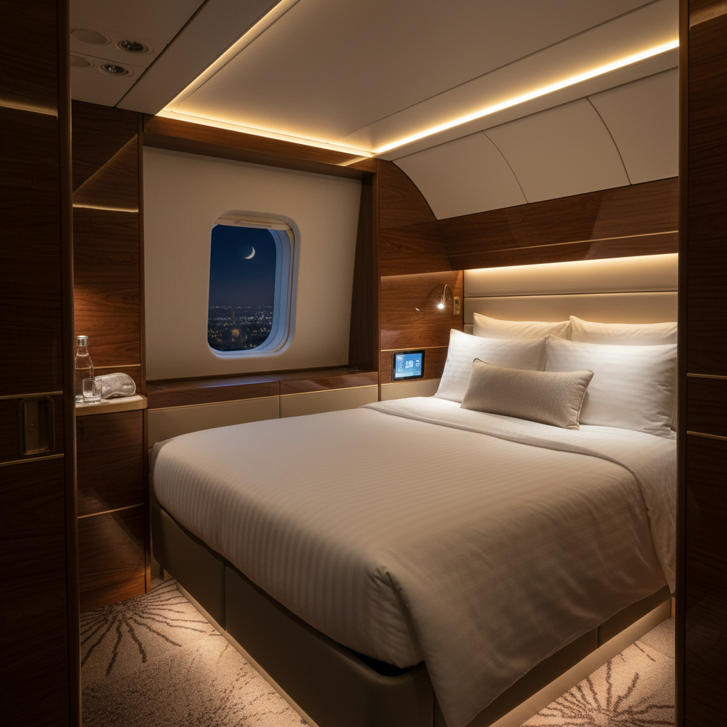 Singapore Airlines first class suite private