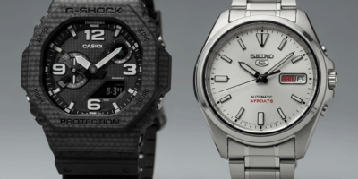 Professional photograph related to: Casio G-Shock GA2100 vs Seiko 5 Sports — Quartz Tough or Mechani